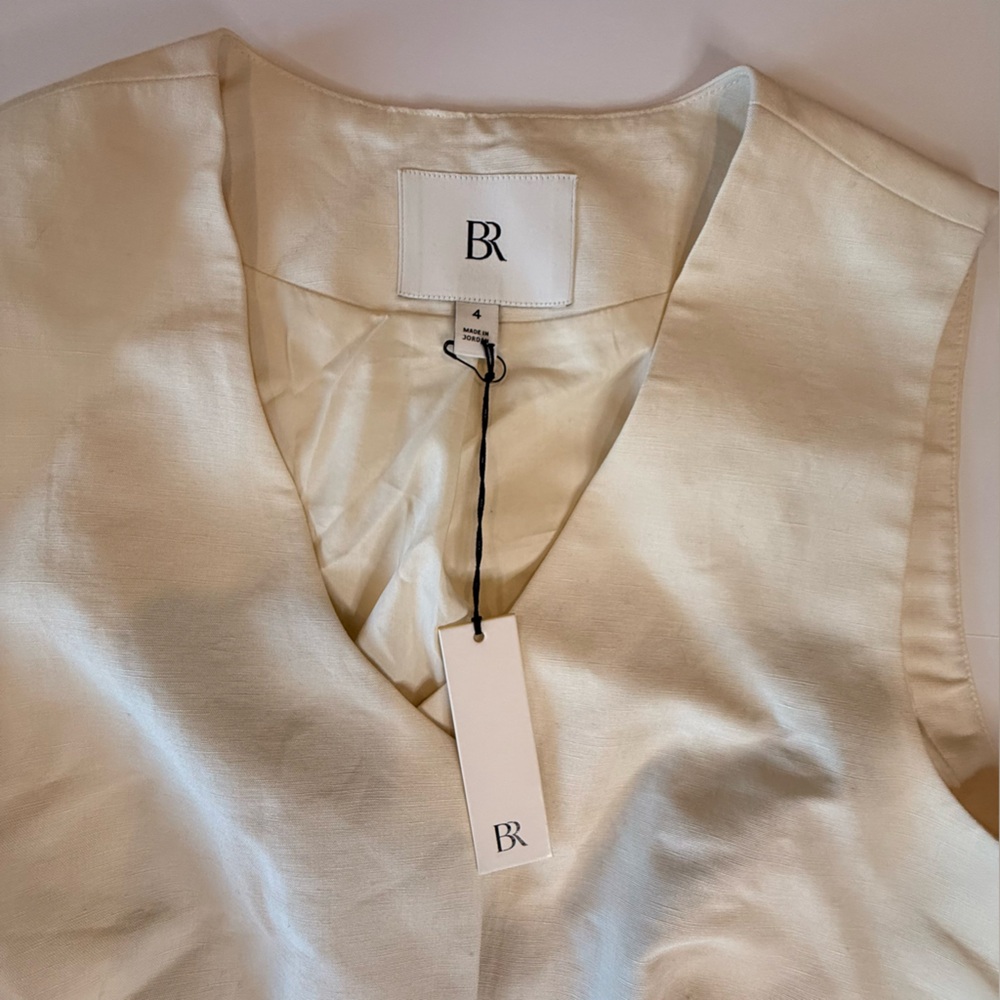 Vest  linen cream Banana Republic - Picture 5 of 9